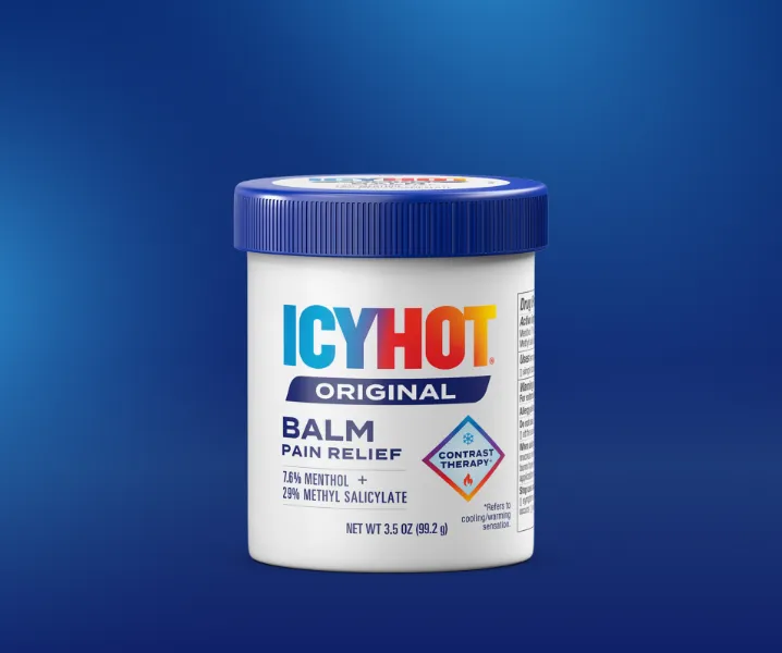 Icy Hot® Original Balm front of packaging.