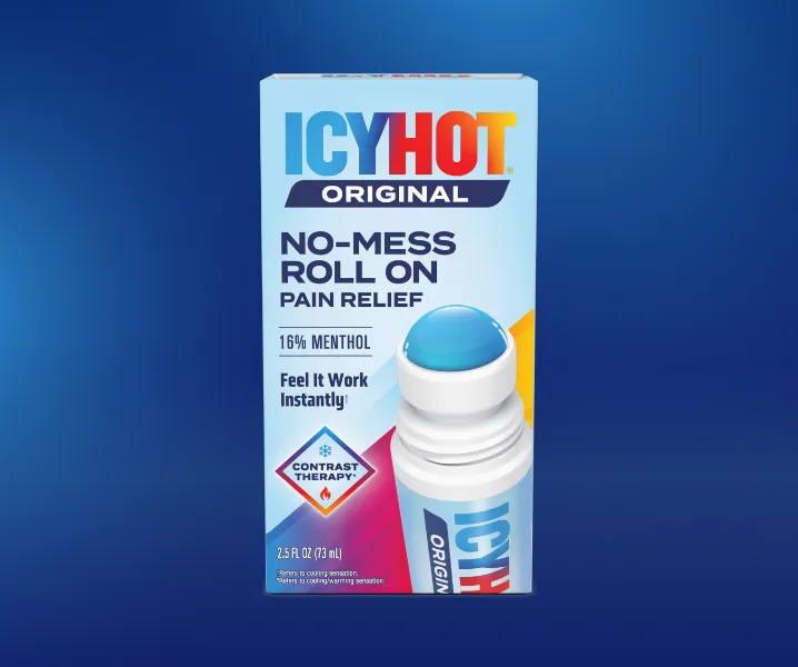 Icy Hot® Original No Mess front of packaging.