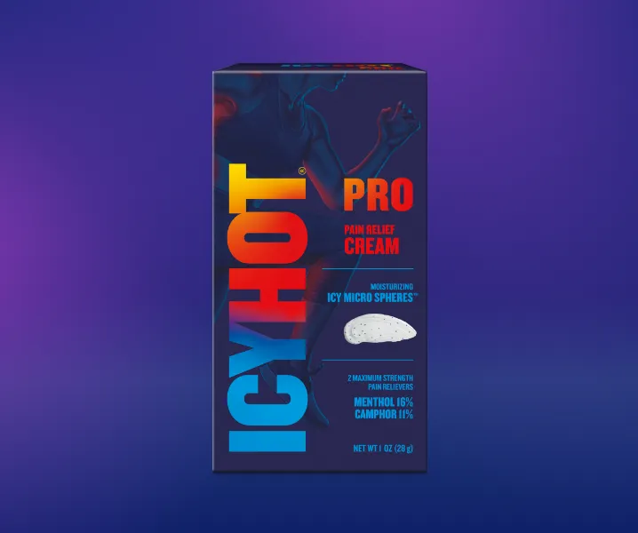 Icy Hot® PRO Cream front of packaging.