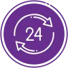 Icono «Alivio durante 24 horas»