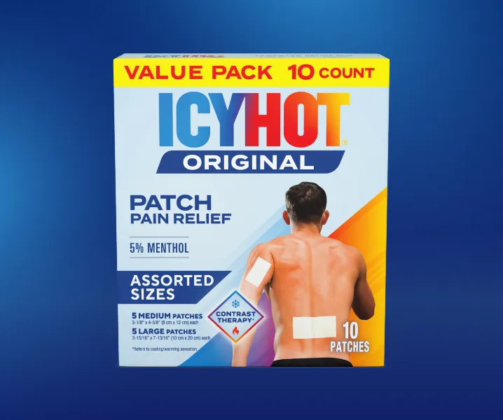 Icy Hot® Original Patch Variety Pack front of packaging.
